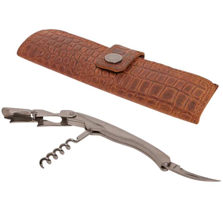 SUPÉRIEUR | Mat Cognac Croco Etui