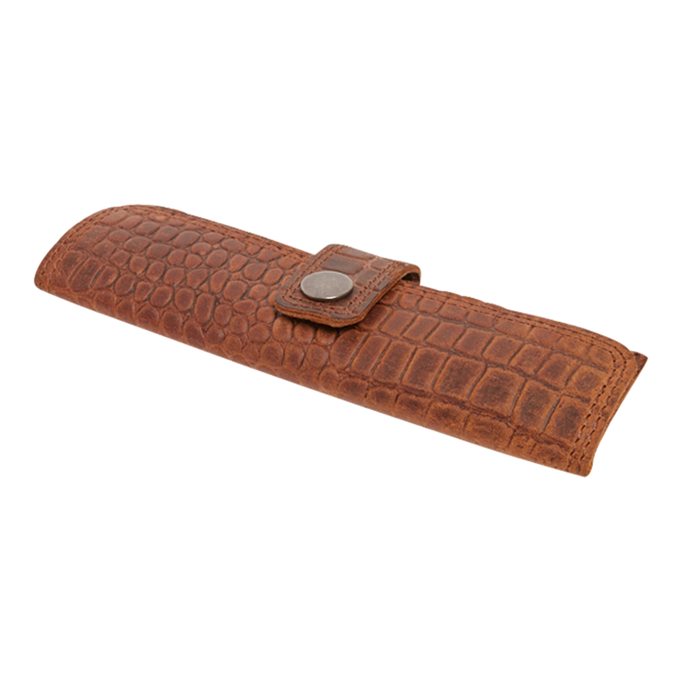 SUPÉRIEUR | Mat Cognac Croco Etui